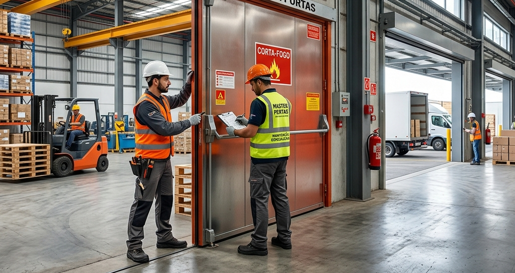 Porta Corta-Fogo Industrial: Segurança Essencial para Ambientes de Grande Porte